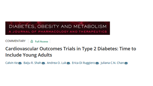 Time to include young adults in Type 2 Diabetes Cardiovascular Outcomes trials 