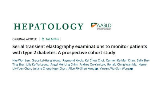 Application of transient elastography in diabetic patients