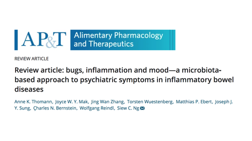 Microbiota-brain-gut interactions in intestinal inflammation and psychiatric illnesses