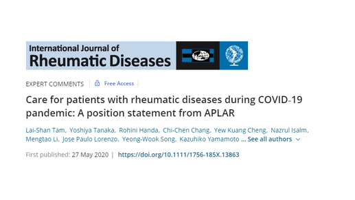 COVID-19 and rheumatic diseases