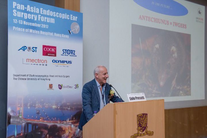 Prof Livio Presutti of University of Modena Speaks at our 2nd Pan-Asia Endoscopic Ear Surgery Forum