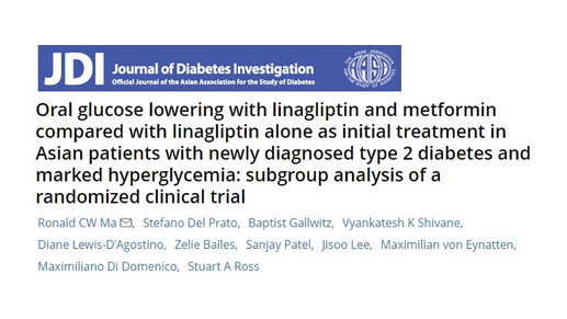 Initial Treatment for Asian Patients Newly Diagnosed with Type 2 Diabetes