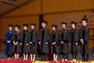 Prof ZUO Zhong and graduates of Master of Clinical Pharmacy