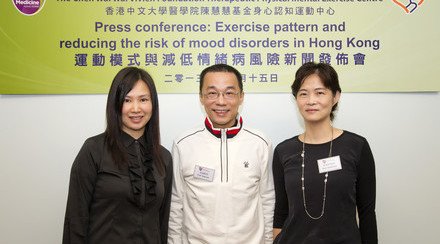 中大公布香港市民运动模式与情绪病风险研究 揭示身心运动有助减低情绪病风险