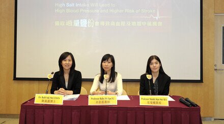 CUHK Study Reveals High Salt Intake Will Lead to High Blood Pressure and Higher Risk of Stroke