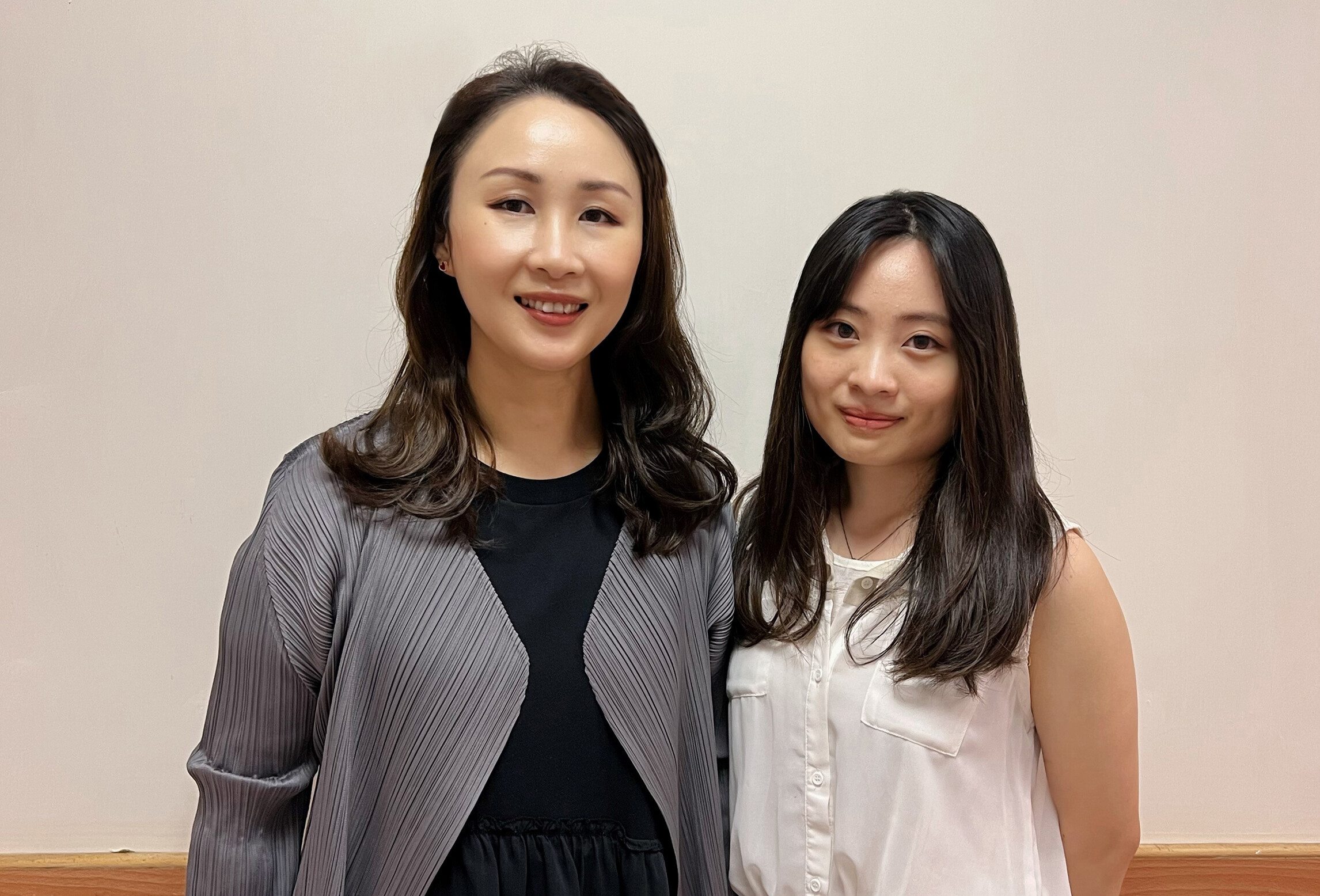 Professor Liona Poon and Dr. Hillary Leung