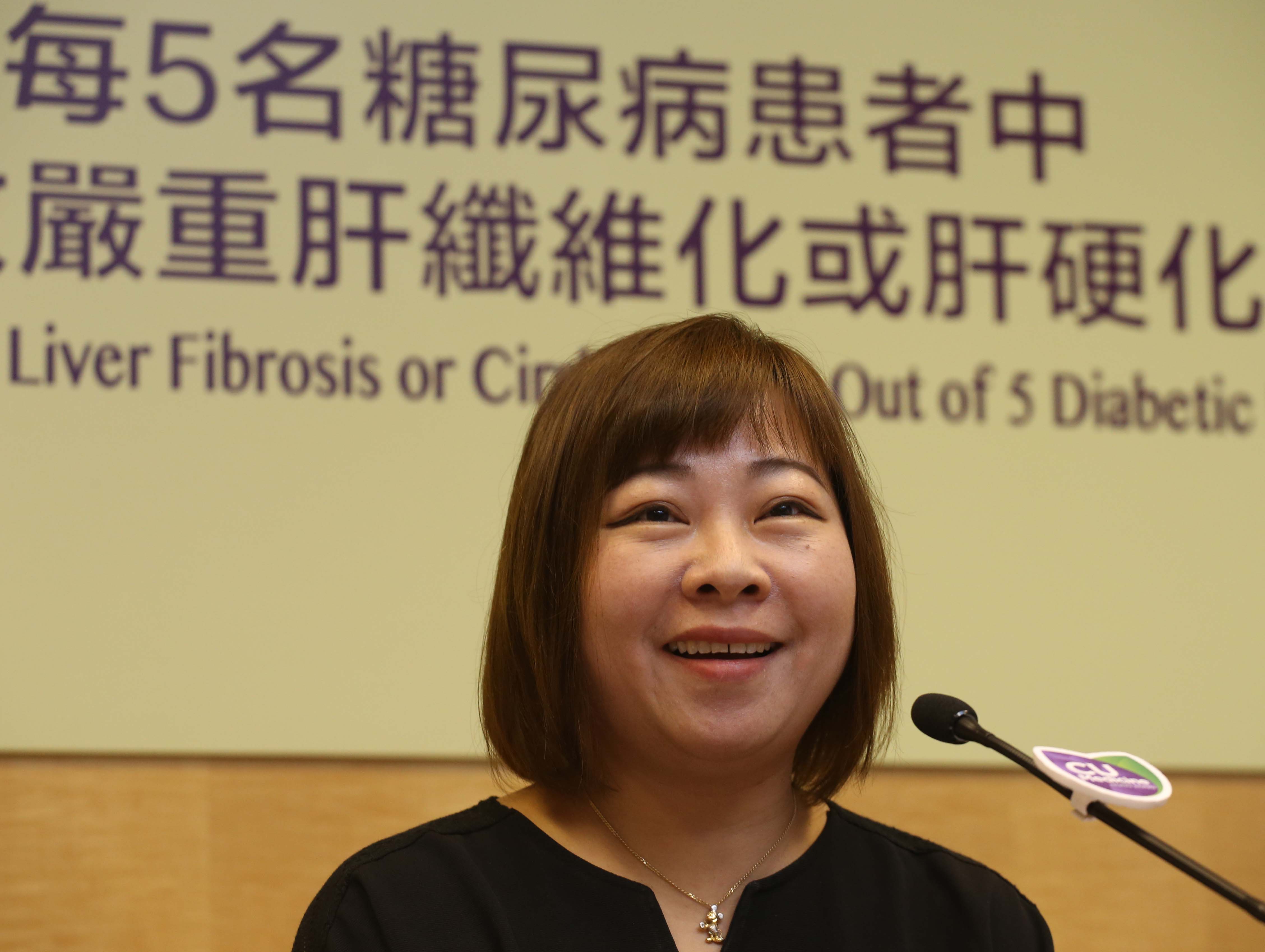 Diabetic patient Ms. Cheng has been monitoring diet and losing weight