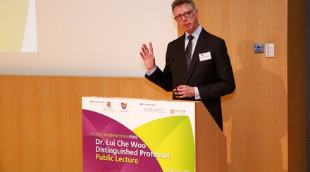 Prof. David Hayes Spoke on Emerging and Future Role for Telemedicine/Mobile Medicine in Dr. Lui Che Woo Distinguished Professor Public Lecture at CUHK