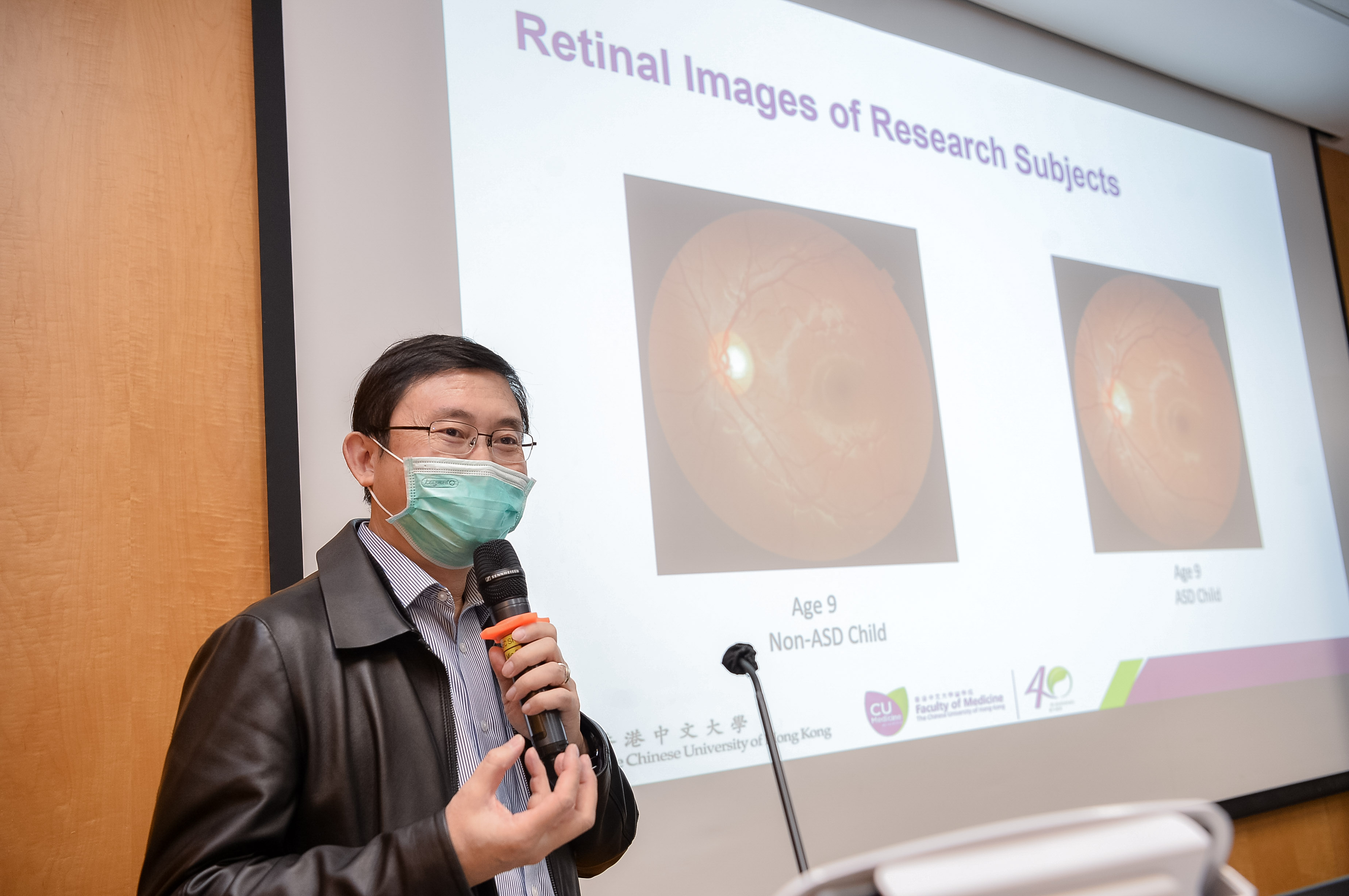 Prof. Benny Zee hopes that the retinal image analysis technology can be used as an objective screening method in a community setting and provide an efficient tool to assess the risk of autism.