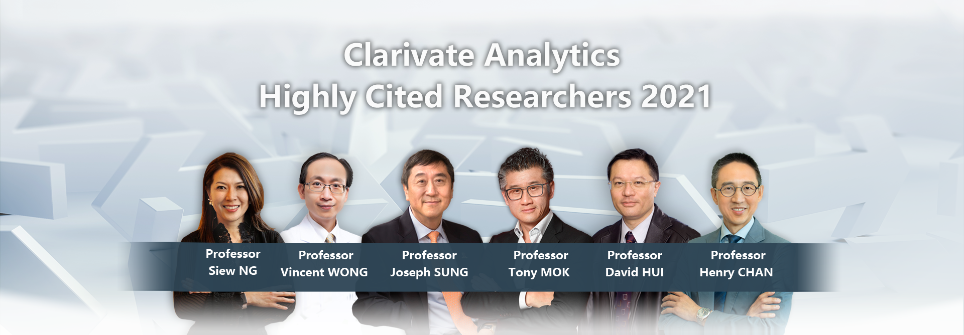 Clarivate Analytics Highly Cited Researchers 2021