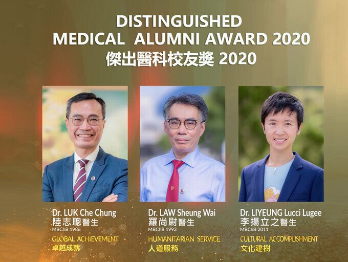 Distinguished Medical Alumni Awardees 2020