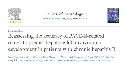 Accurate risk scores to identify HCC