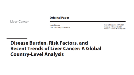The recent trends of liver cancer