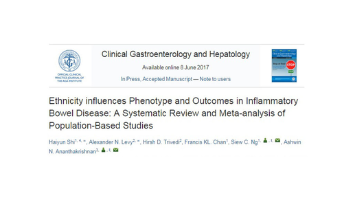 Study Published In Clinical Gastroenterology And Hepatology