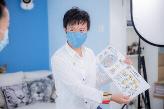 Dr. LIYEUNG Lucci Lugee created the “Dr. Dumo et al” colouring book to educate school children to fight against COVID-19