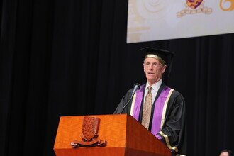 Prof. Nick RAWLINS, Pro-Vice-Chancellor/Vice-president (Student Experience) of CUHK delivers his Welcome Address