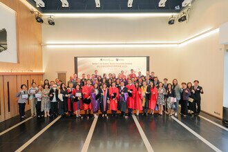 Medicine’s Session - Group photo with Dean CHIU, Dr. Libby LEE, Procession Members, Donors and Teacher Awardees