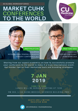 Image of Market CUHK Conferences to The World