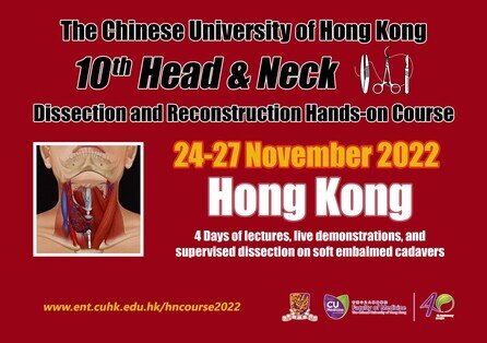 Head & Neck Dissection and Reconstruction Hands-on Course