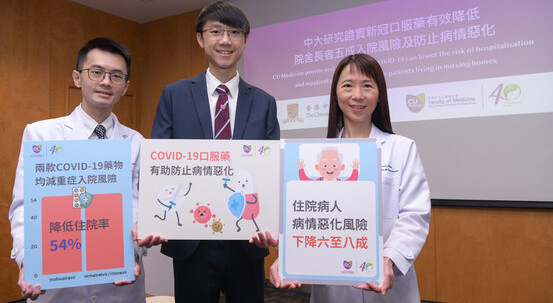 CU Medicine proves oral antivirals for COVID-19 can lower the risk of hospitalisation and inpatient progression in older patients living in nursing homes