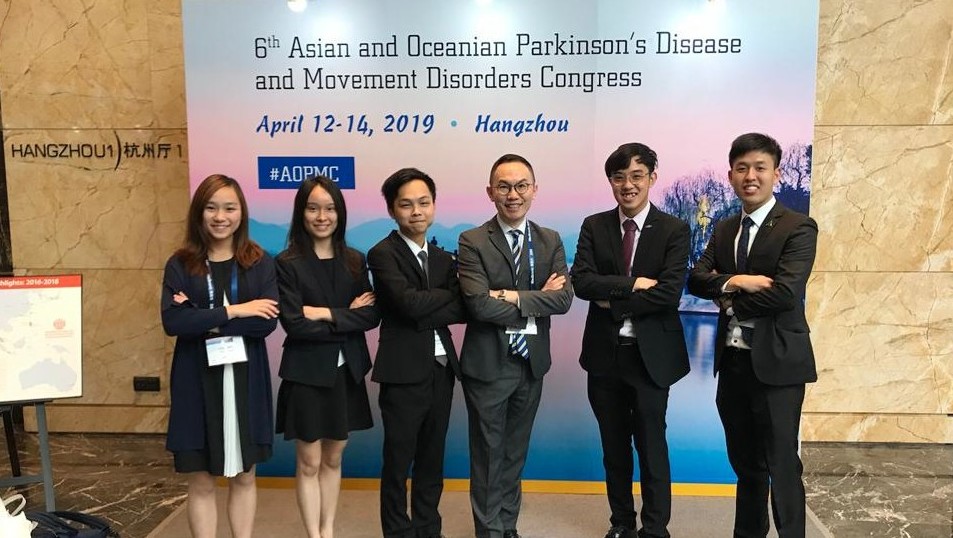 CUHK Medicine students in the 6th Asian and Oceanian Parkinson’s Disease and Movement Disorders Congress