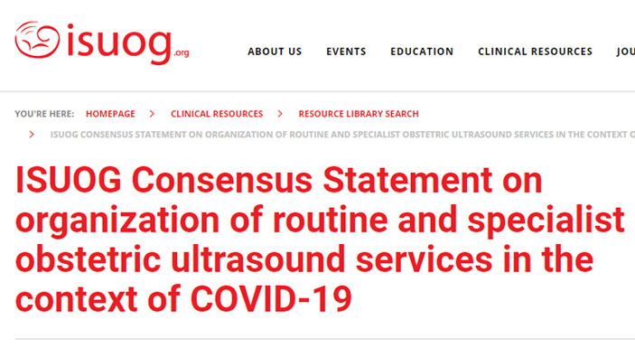 International Society of Ultrasound in Obstetrics and Gynecology (ISUOG)