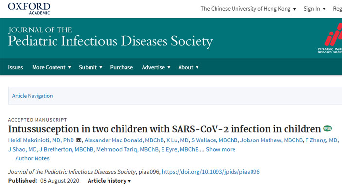 Journal of the Pediatric Infectious Diseases Society