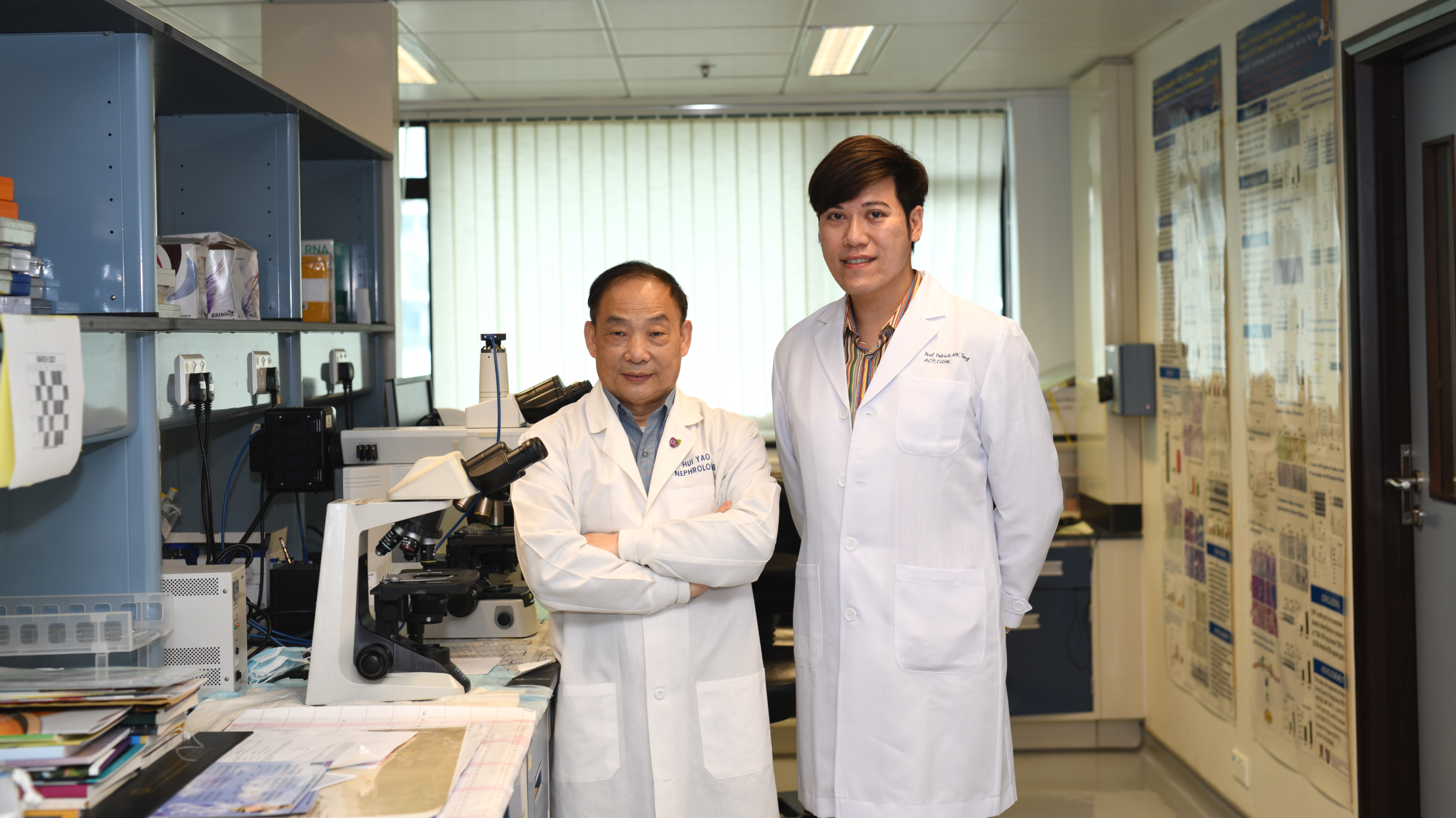 Members: Dr. Patrick Ming Kuen TANG, Assistant Professor of the Department of Anatomical and Cellular Pathology and Prof LAN Huiyao, Choh-Ming Li Research Professor of Biomedical Sciences