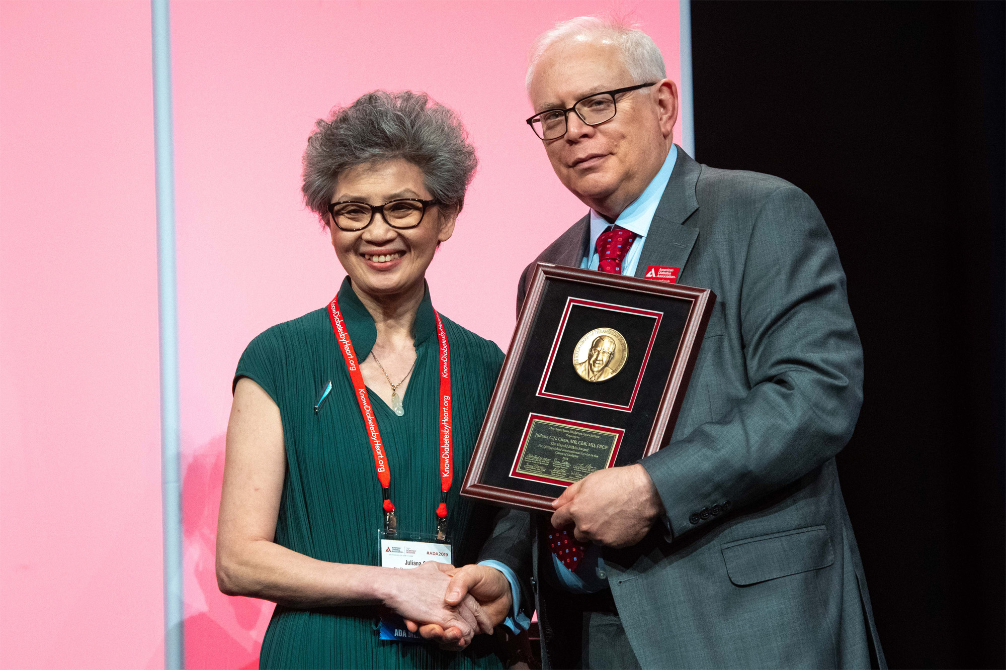 The award honours Professor Chan’s outstanding performance in research, evaluation and care in the field of diabetes from a global perspective and with an international impact.