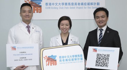 香港中文大學賽馬會長者痛症緩解計劃 初步數據顯示九成受訪長者有兩個或以上疼痛部位