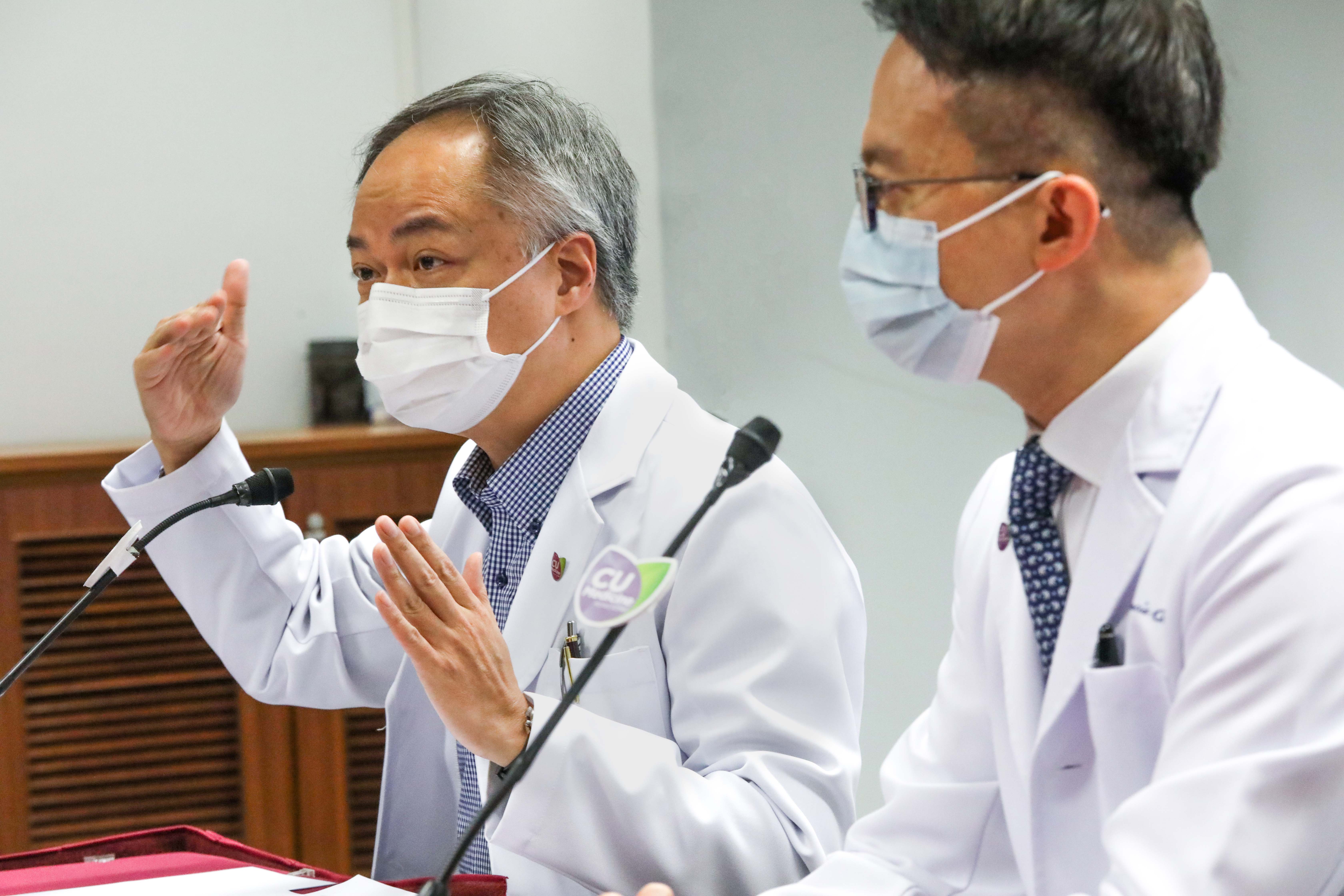 陳基湘教授指出，研究中有 3名患者的呼吸道樣本雖無再發現病毒，但其糞便樣本仍有病毒，情況不容忽視。 
