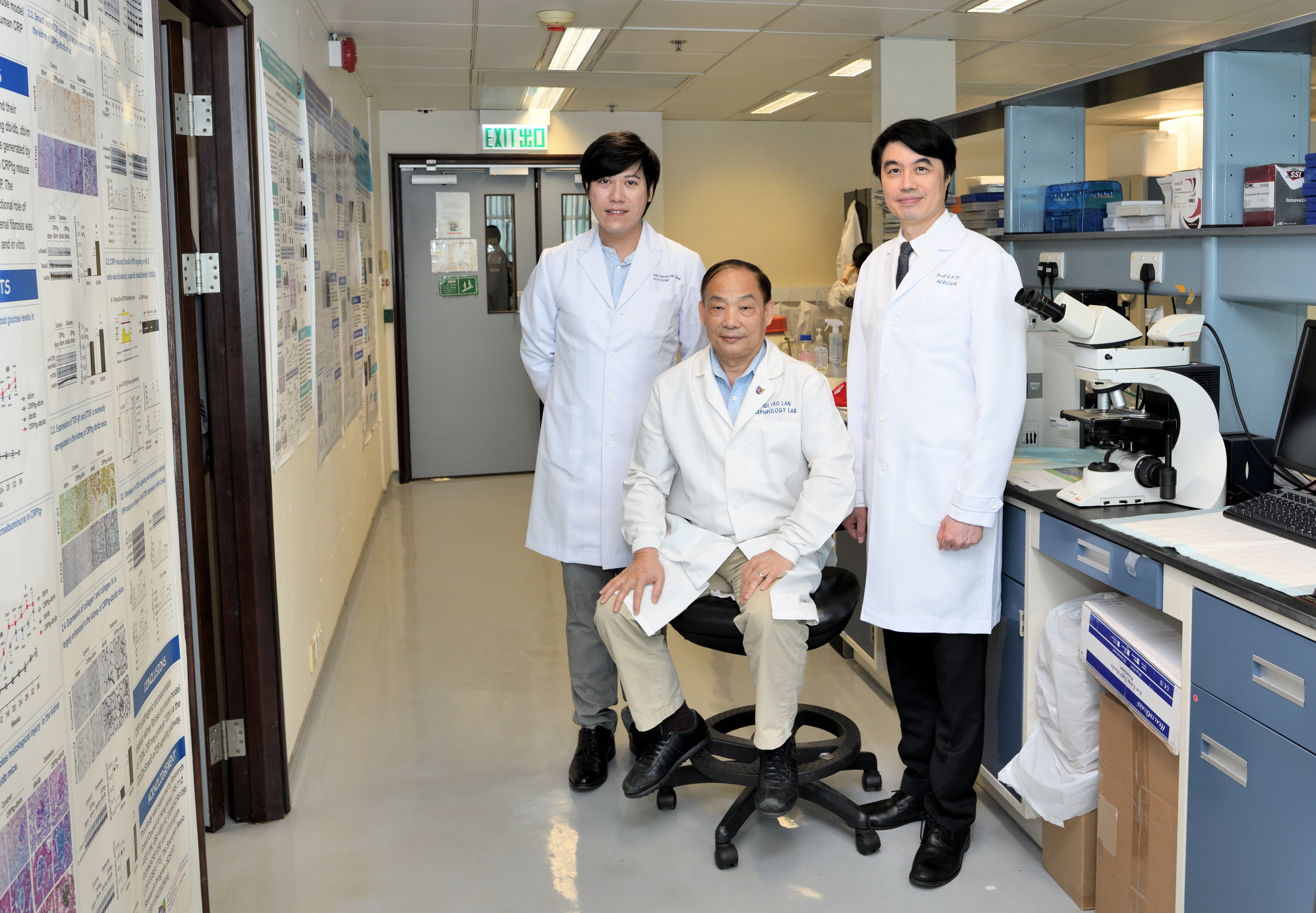 Dr. Patrick Tang, Prof. Lan and Prof. To