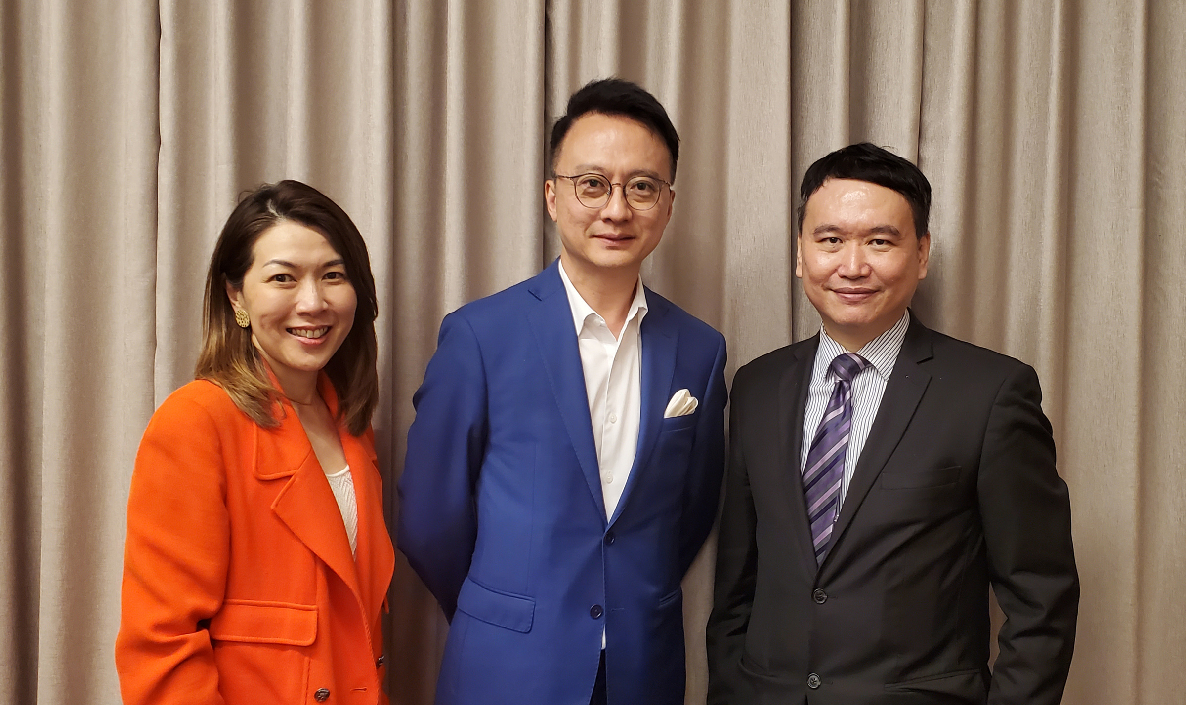 Professor Siew Ng, Professor Francis Chan and Professor Martin Wong