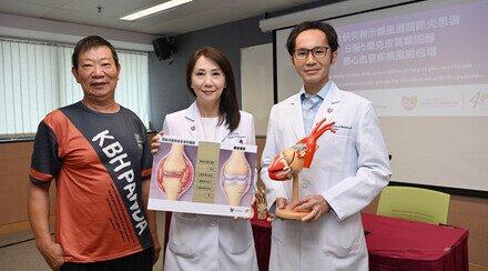 CUHK study reveals daily prescription of 5mg of glucocorticoid doubles risk of cardiovascular events for patients with rheumatoid arthritis 
