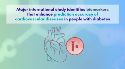A major international study identifies biomarkers that enhance prediction accuracy of cardiovascular diseases in people with diabetes and have potential to change clinical practice 