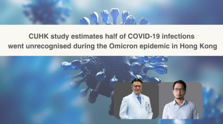 CUHK study estimates half of COVID-19 infections went unrecognised during the Omicron epidemic in Hong Kong