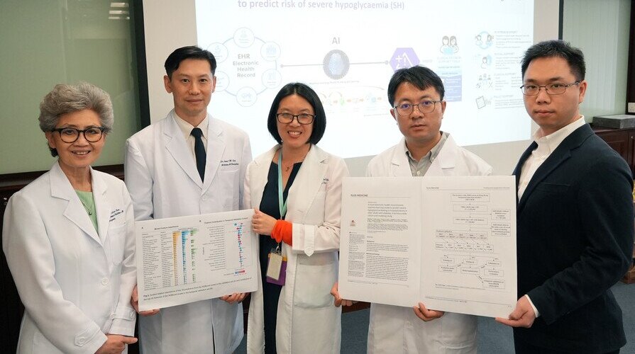 CUHK develops an accurate machine learning model that uses big data to predict the risk of severe hypoglycemia in the next 12 months among older adults with diabetes