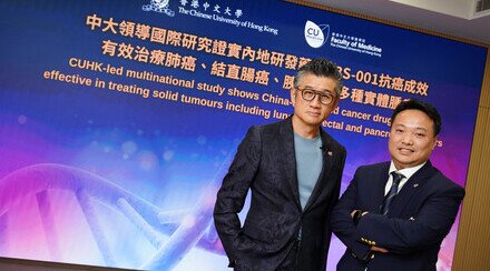 CUHK-led multinational study shows new China-developed cancer drug D3S-001 is effective in treating solid tumours, including lung, colorectal and pancreatic cancer
