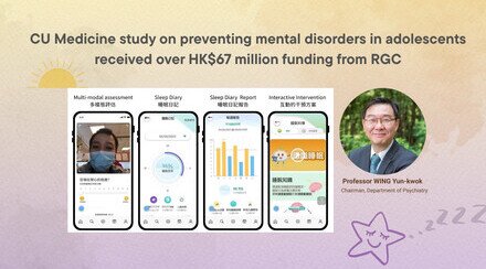 CU Medicine study on preventing mental disorders in adolescents received over HK$67 million funding from RGC
