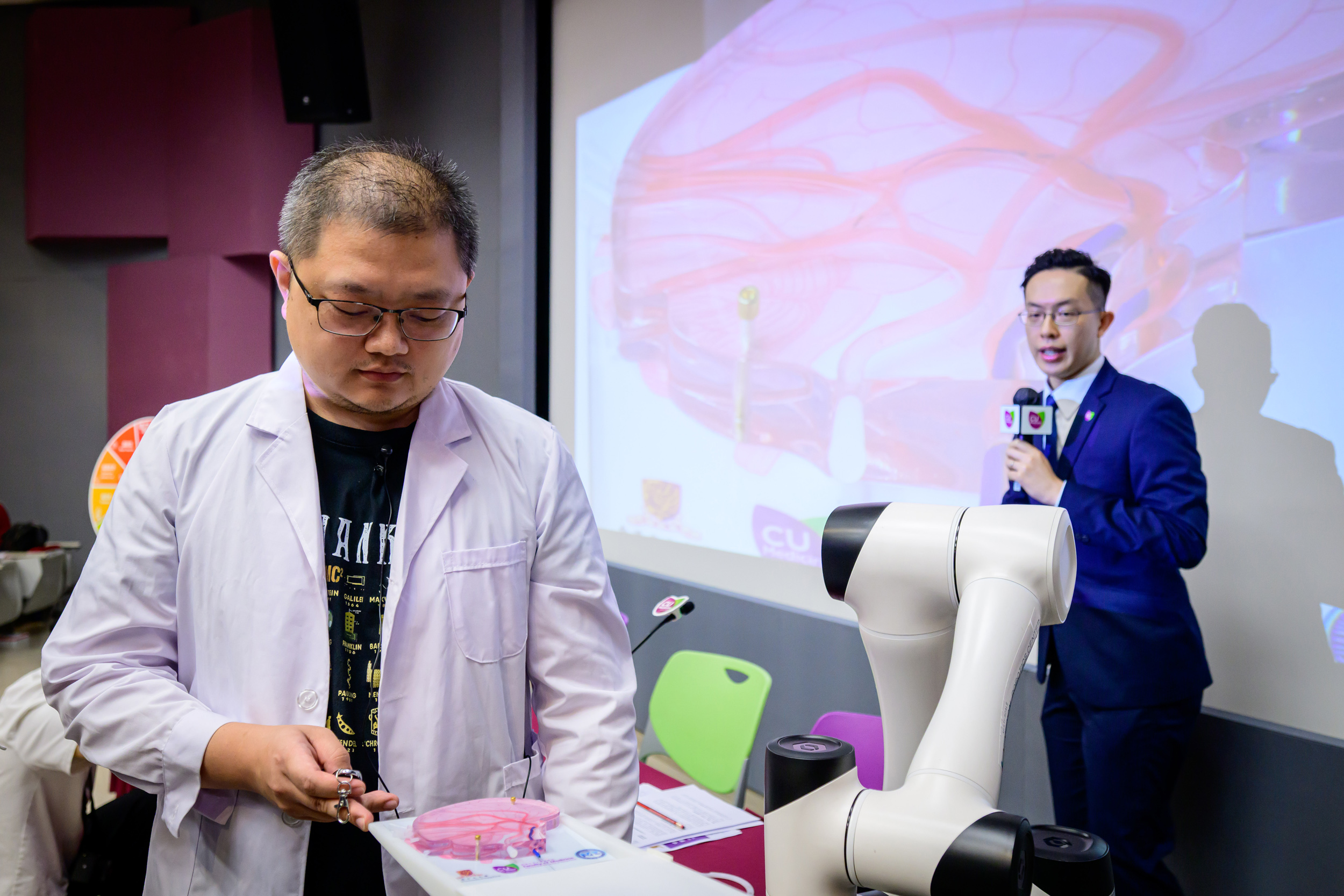 Zhang Moqiu and Tony Chan