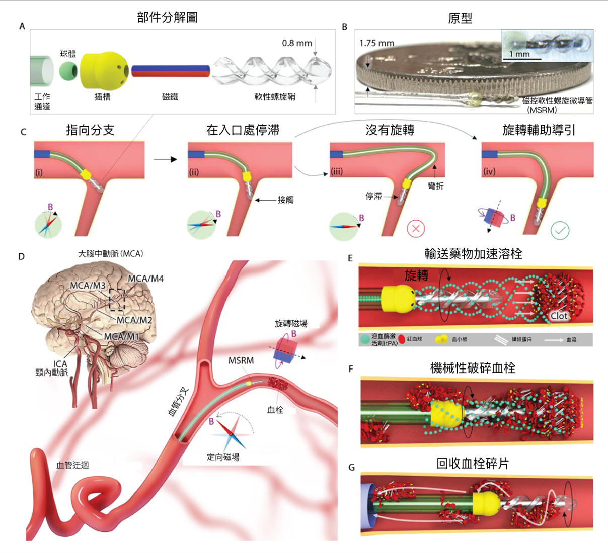Magnetic tip rotatable microcatheter