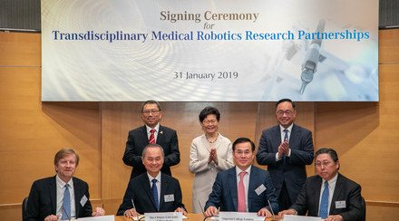 CUHK Deepening Ties with World Leading Institutes for Transdisciplinary Medical Robotics Research to Reshape the Future of Diagnosis and Treatment