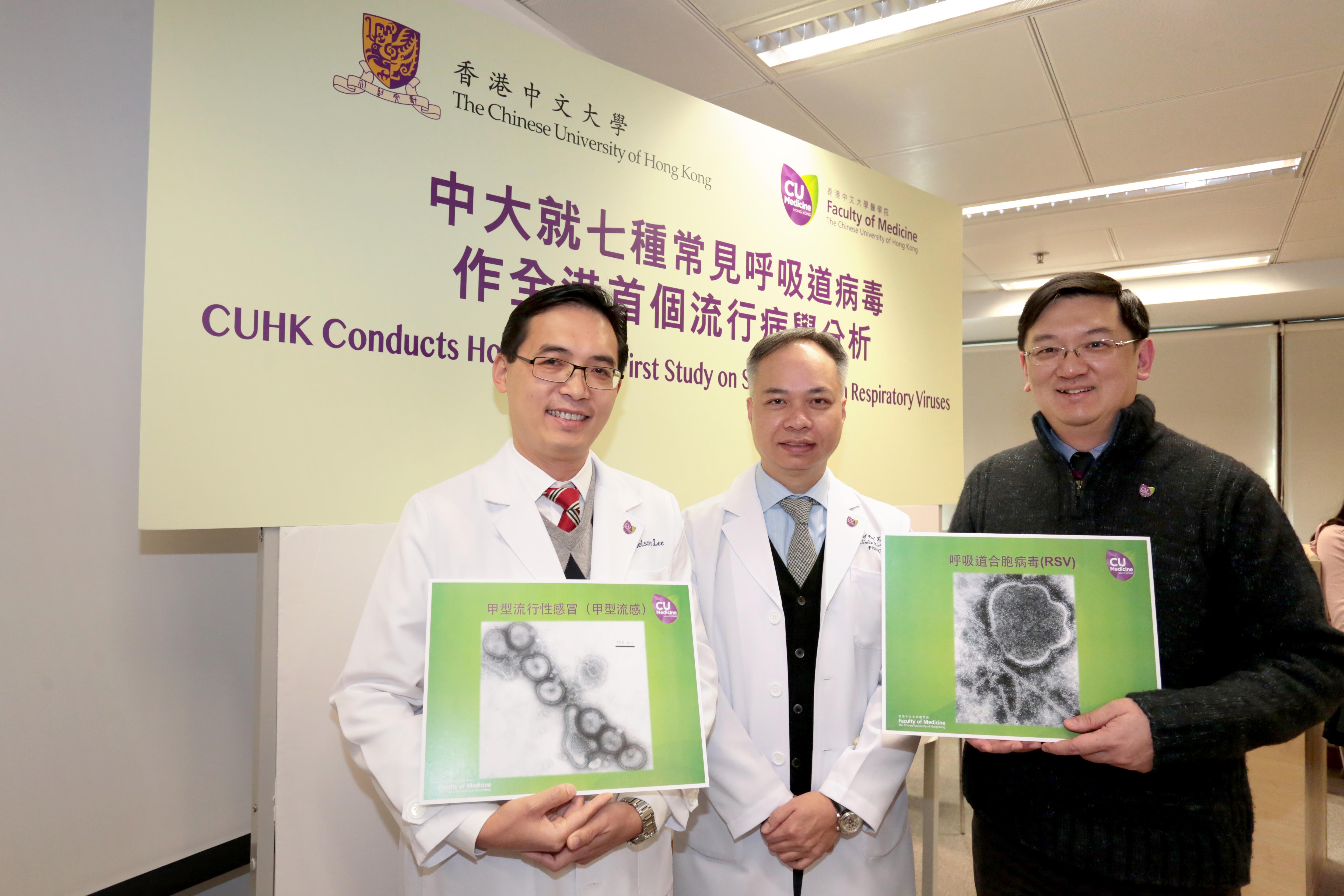 Professors from Department of Paedetrics present Hong Kong’s First Study on Seven Common Respiratory Viruses, revealing two prevalent fatal types.