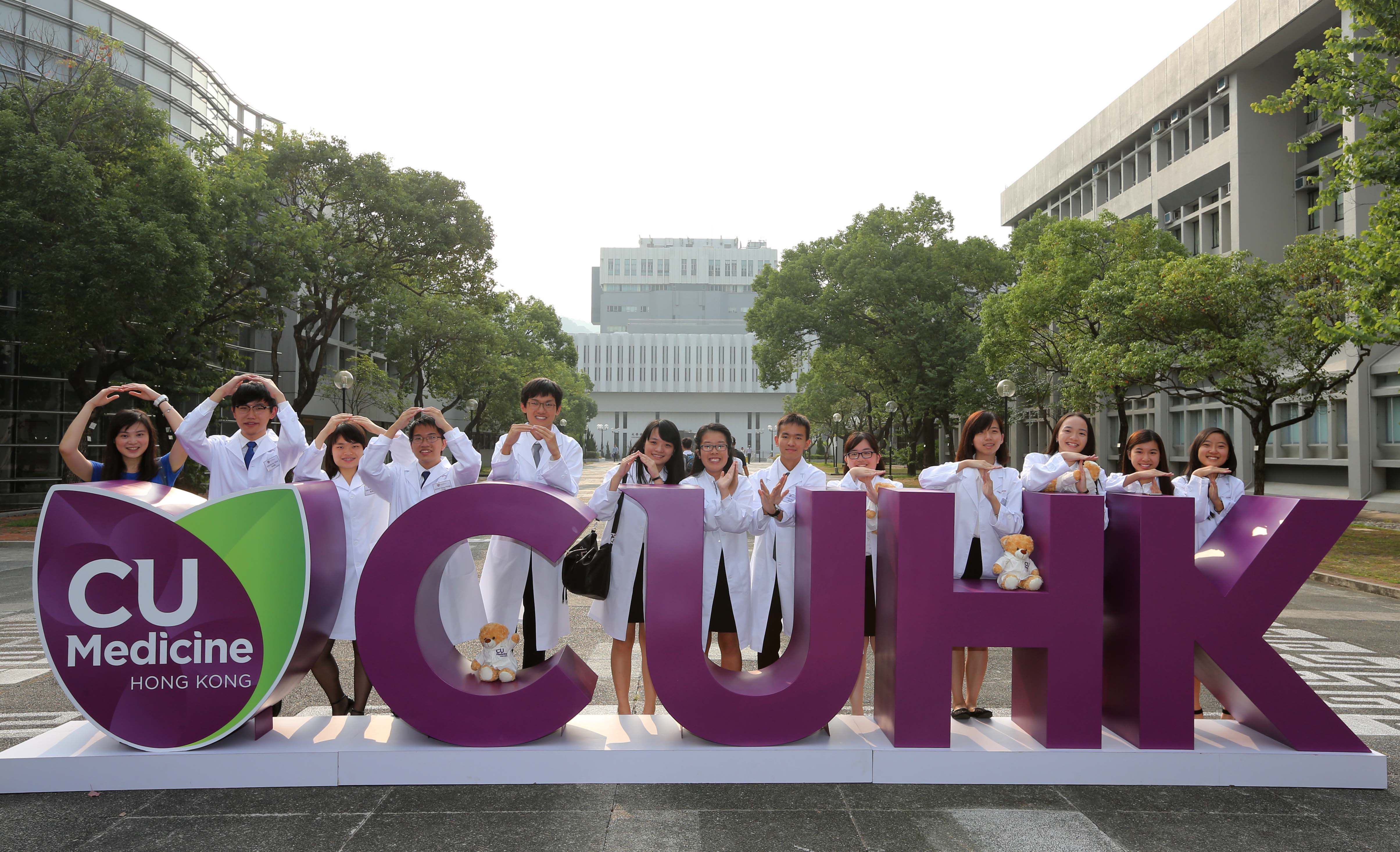 New medical students of CUHK