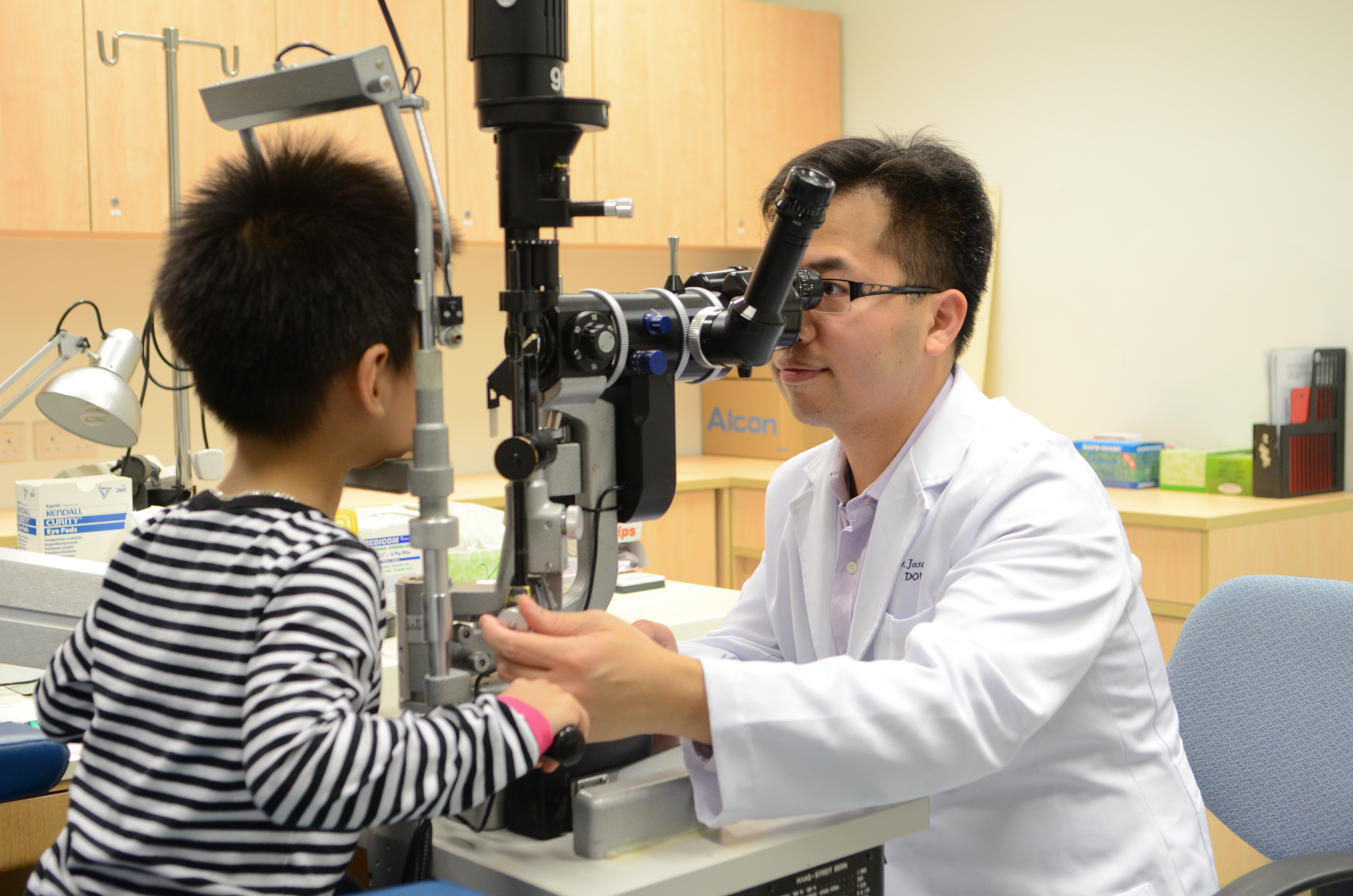 Vision examination is critical for children aged under eight